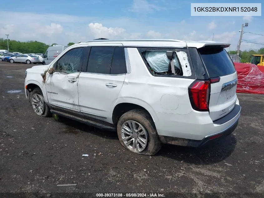 1GKS2BKDXNR152048 2022 GMC Yukon 4Wd Slt