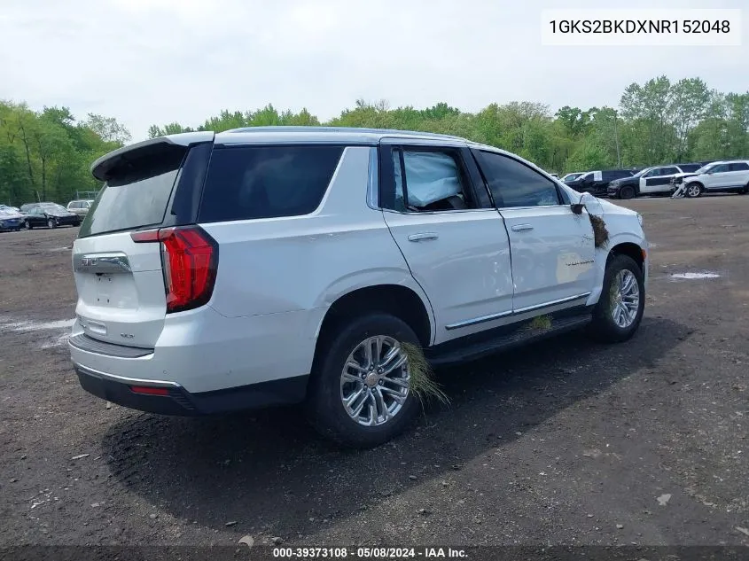 1GKS2BKDXNR152048 2022 GMC Yukon 4Wd Slt