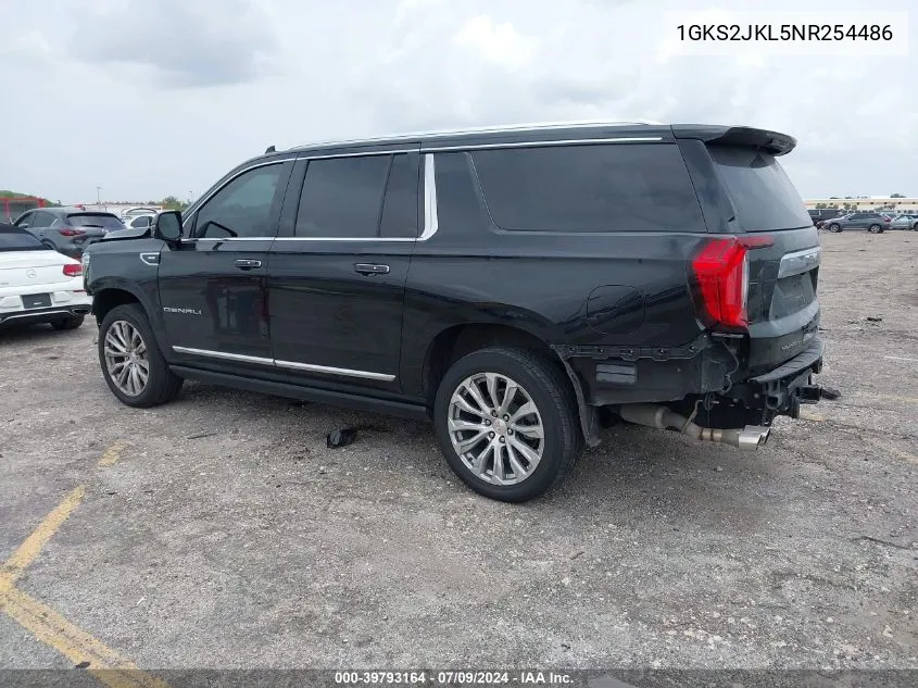 1GKS2JKL5NR254486 2022 GMC Yukon Xl 4Wd Denali