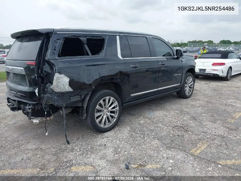 1GKS2JKL5NR254486 2022 GMC Yukon Xl 4Wd Denali