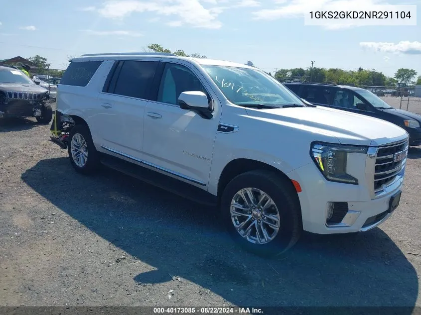 1GKS2GKD2NR291104 2022 GMC Yukon Xl 4Wd Slt