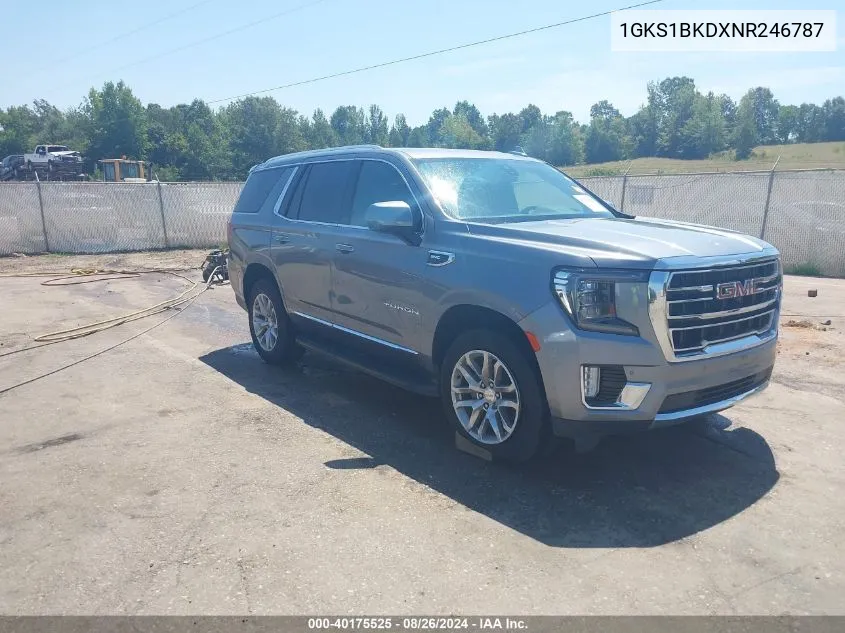 2022 GMC Yukon 2Wd Slt VIN: 1GKS1BKDXNR246787 Lot: 40175525