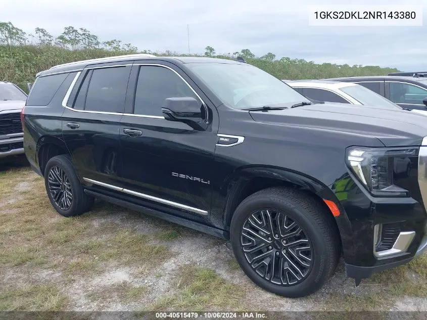 1GKS2DKL2NR143380 2022 GMC Yukon Denali