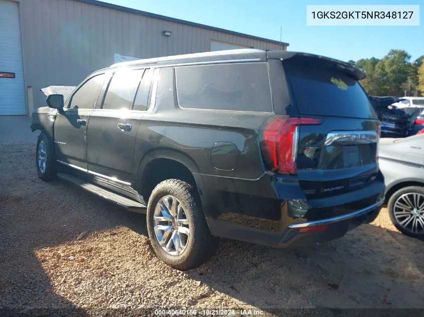 1GKS2GKT5NR348127 2022 GMC Yukon Xl 4Wd Slt