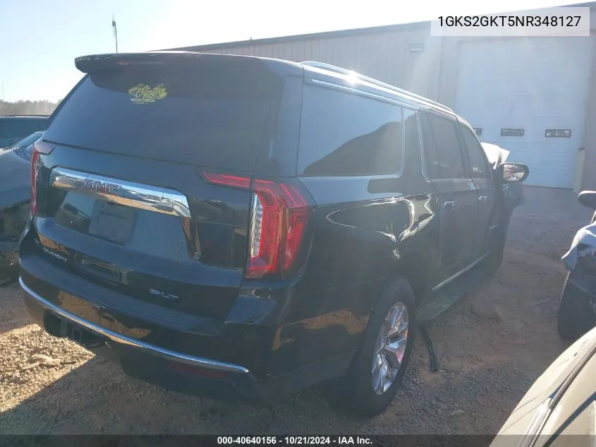 1GKS2GKT5NR348127 2022 GMC Yukon Xl 4Wd Slt