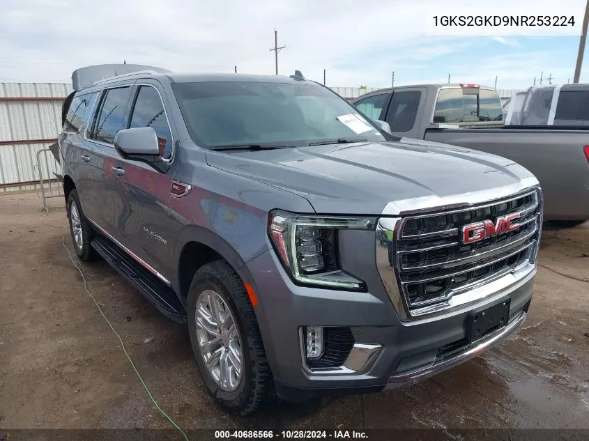 2022 GMC Yukon Xl 4Wd Slt VIN: 1GKS2GKD9NR253224 Lot: 40686566