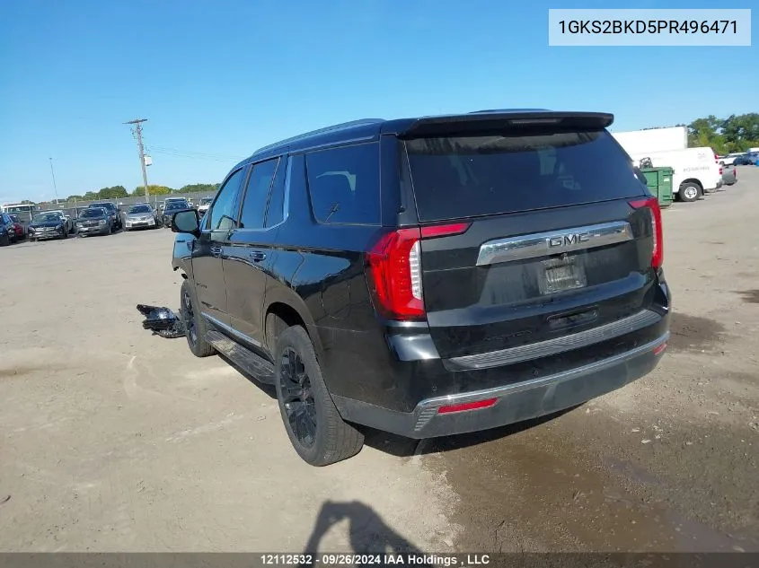 2023 GMC Yukon VIN: 1GKS2BKD5PR496471 Lot: 12112532