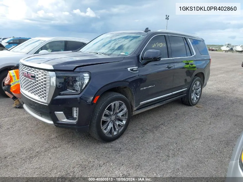 2023 GMC Yukon 2Wd Denali VIN: 1GKS1DKL0PR402860 Lot: 40500513