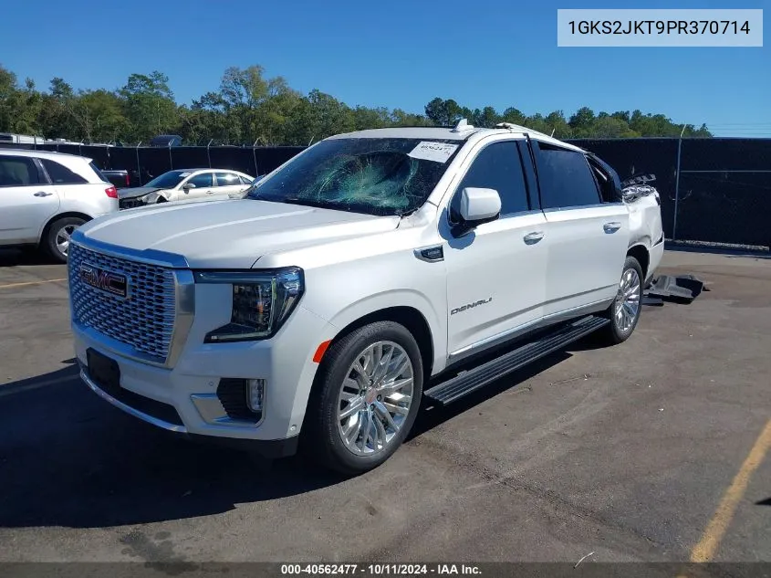 2023 GMC Yukon Xl 4Wd Denali VIN: 1GKS2JKT9PR370714 Lot: 40562477