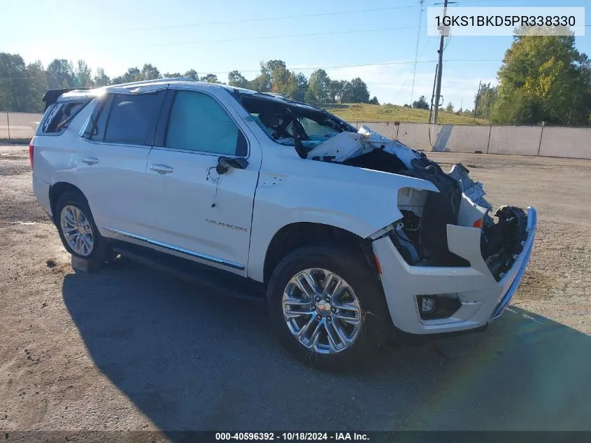 2023 GMC Yukon 2Wd Slt VIN: 1GKS1BKD5PR338330 Lot: 40596392