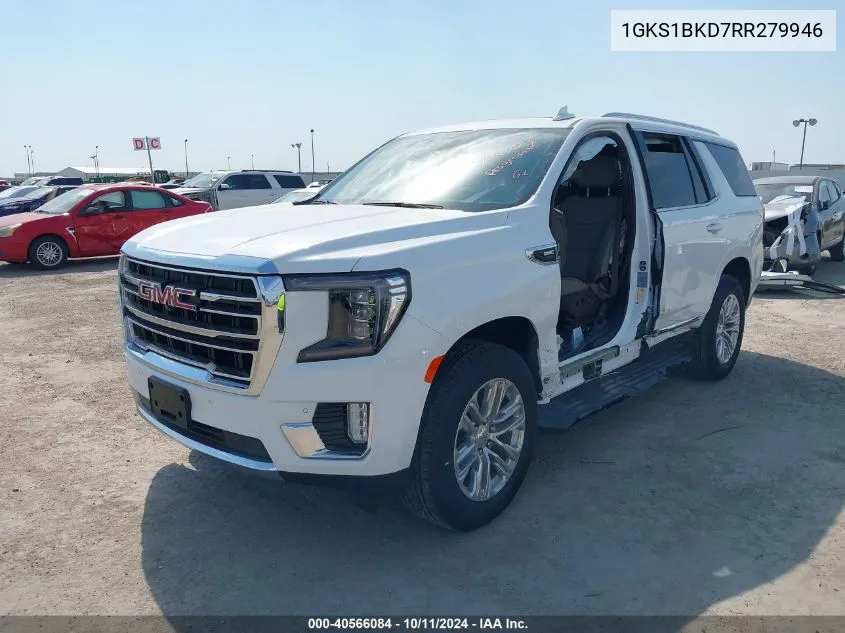 2024 GMC Yukon 2Wd Slt VIN: 1GKS1BKD7RR279946 Lot: 40566084