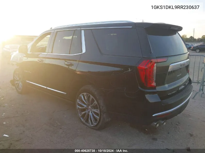 2024 GMC Yukon Denali VIN: 1GKS1DKL9RR230637 Lot: 40625738