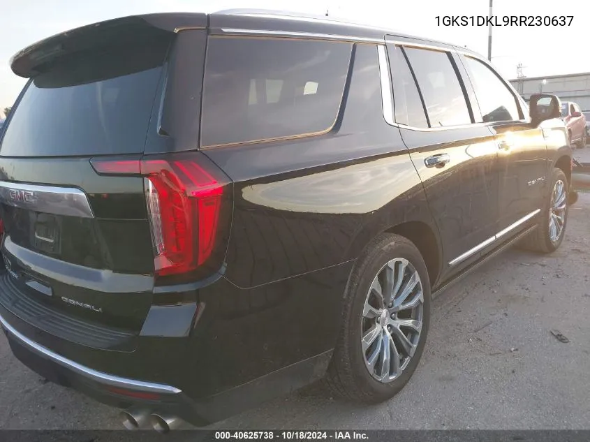 2024 GMC Yukon Denali VIN: 1GKS1DKL9RR230637 Lot: 40625738