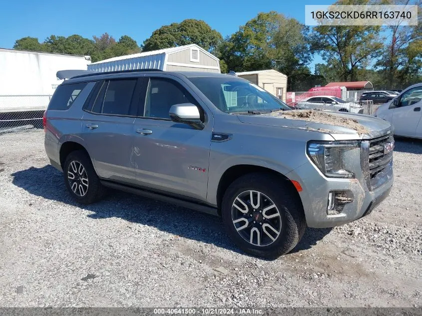 2024 GMC Yukon 4Wd At4 VIN: 1GKS2CKD6RR163740 Lot: 40641500