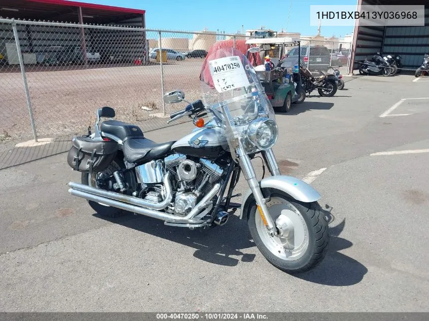 2003 Harley-Davidson Flstfi Anniversary VIN: 1HD1BXB413Y036968 Lot: 40470250