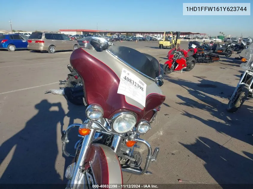 2001 Harley-Davidson Flhtci VIN: 1HD1FFW161Y623744 Lot: 40832398