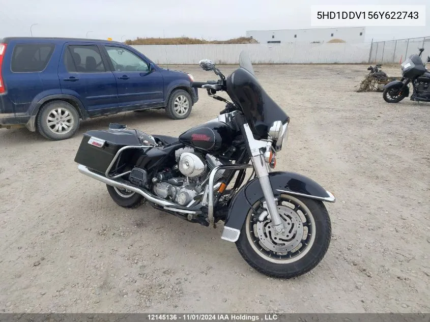 2006 Harley-Davidson Flht VIN: 5HD1DDV156Y622743 Lot: 12145136