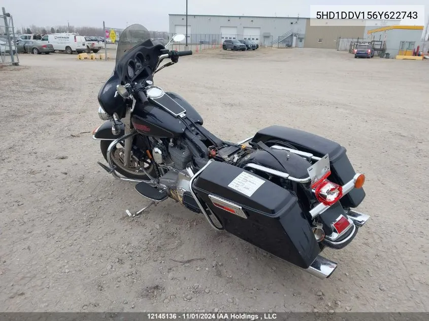 2006 Harley-Davidson Flht VIN: 5HD1DDV156Y622743 Lot: 12145136