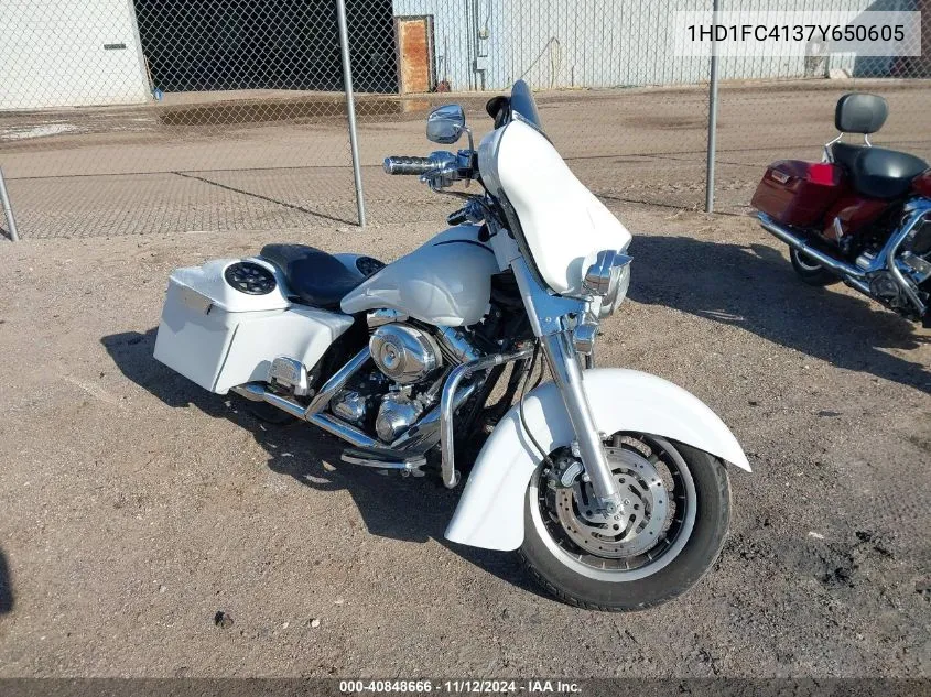 2007 Harley-Davidson Flhtcui VIN: 1HD1FC4137Y650605 Lot: 40848666