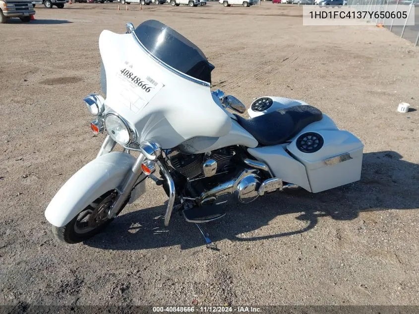 2007 Harley-Davidson Flhtcui VIN: 1HD1FC4137Y650605 Lot: 40848666