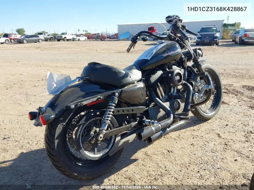 2008 Harley-Davidson Xl1200 N VIN: 1HD1CZ3168K428867 Lot: 40846352