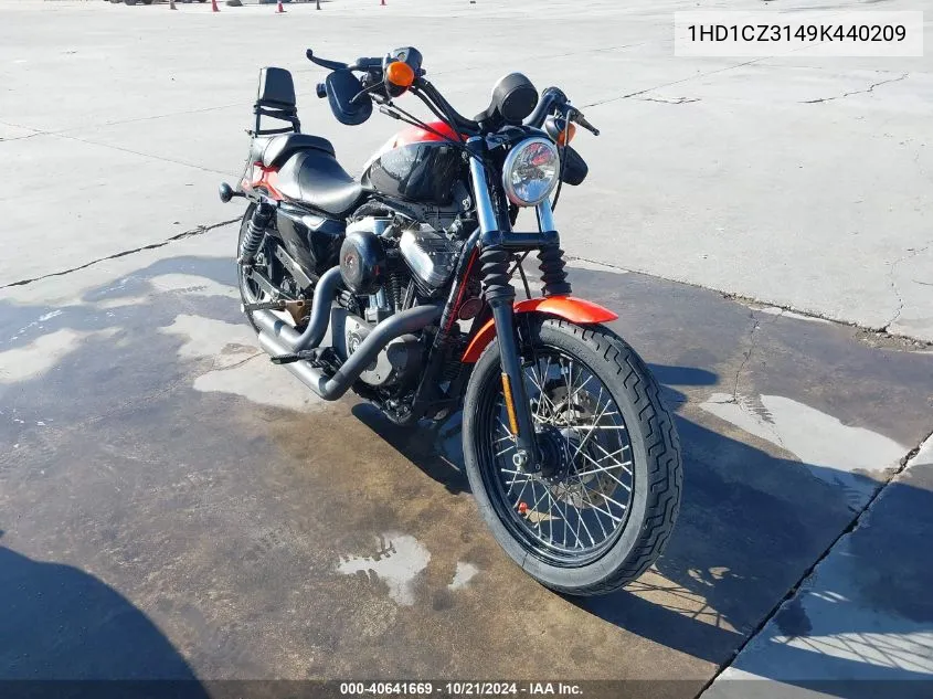 1HD1CZ3149K440209 2009 Harley-Davidson Xl1200 N