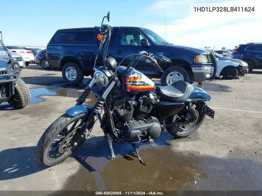 2020 Harley-Davidson Xl1200 Ns VIN: 1HD1LP328LB411624 Lot: 40820885