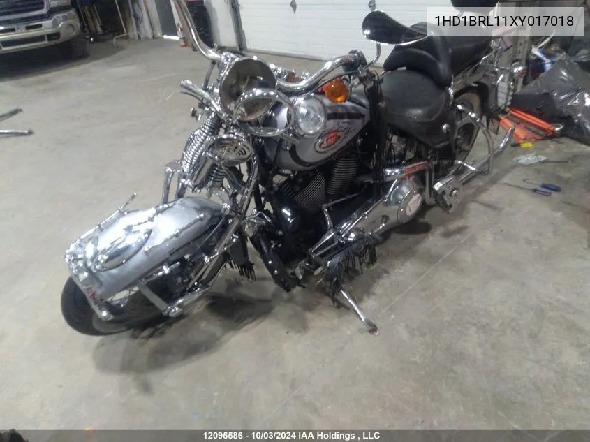 1999 Harley-Davidson Flsts VIN: 1HD1BRL11XY017018 Lot: 12095586