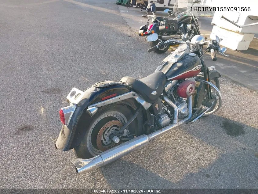 2005 Harley-Davidson Flstsi VIN: 1HD1BYB155Y091566 Lot: 40792282