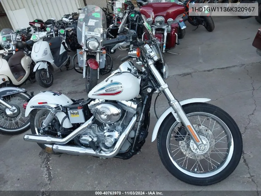 2006 Harley-Davidson Fxdi35 VIN: 1HD1GW1136K320967 Lot: 40763970