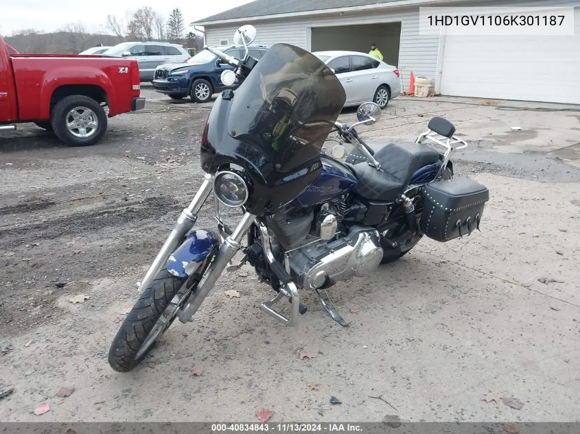 2006 Harley-Davidson Fxdci VIN: 1HD1GV1106K301187 Lot: 40834843