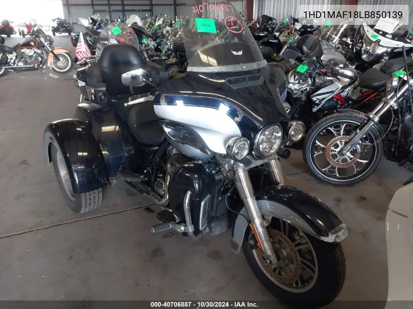 2020 Harley-Davidson Flhtcutg VIN: 1HD1MAF18LB850139 Lot: 40706887