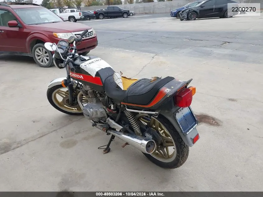 1981 Honda Cb400 VIN: 2200270 Lot: 40503204