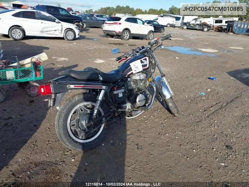 1982 Honda Cb450 Sc VIN: JH2PC0547CM010885 Lot: 12115014