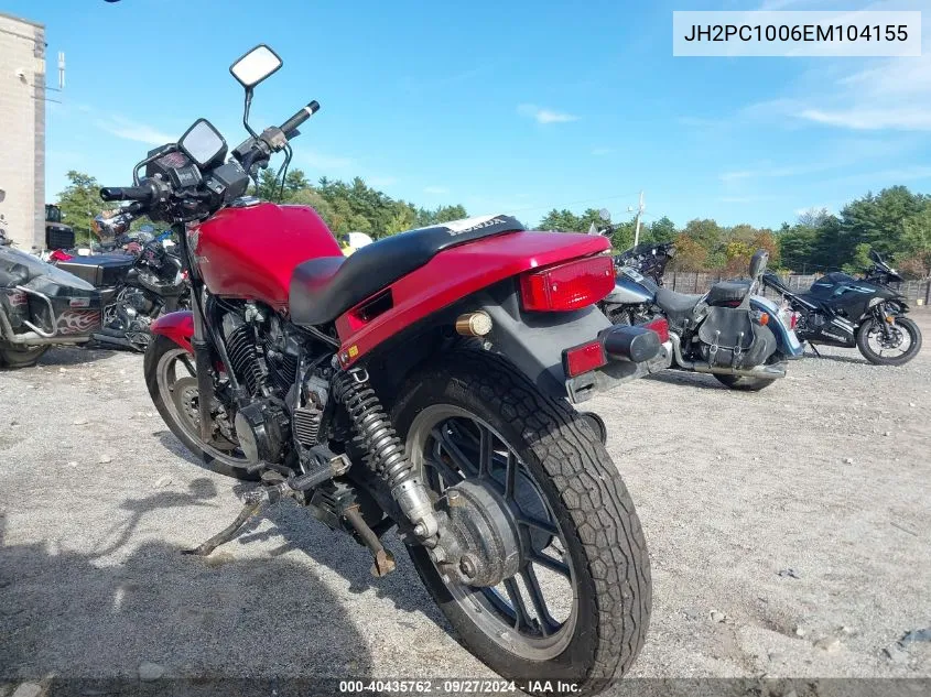 1984 Honda Vt500 Ft VIN: JH2PC1006EM104155 Lot: 40435762