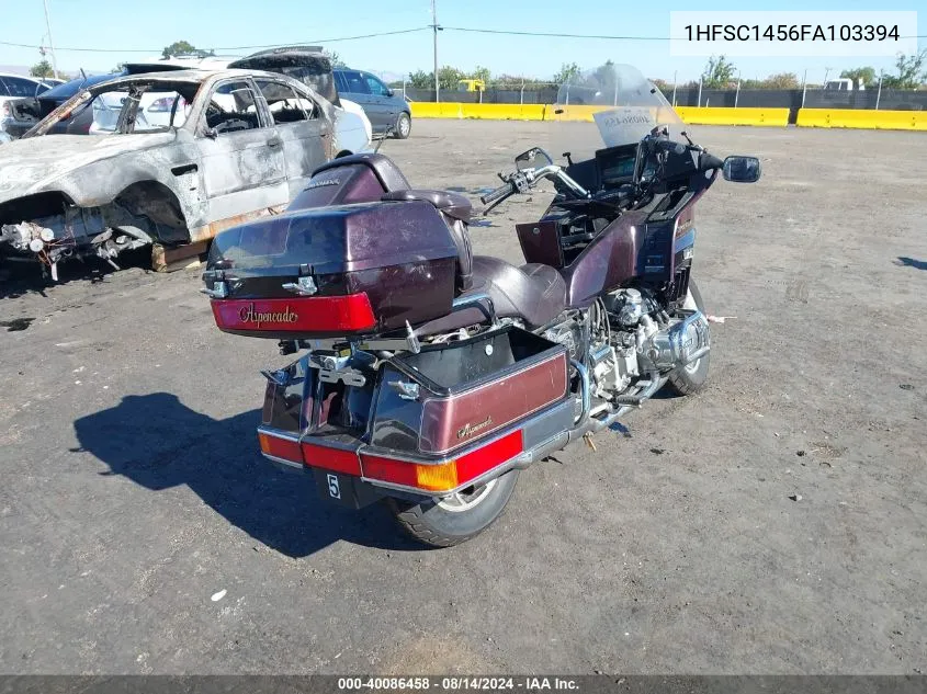 1985 Honda Gl1200 A VIN: 1HFSC1456FA103394 Lot: 40086458