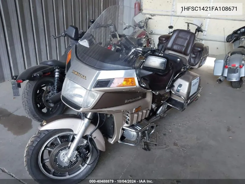 1985 Honda Gl1200 A VIN: 1HFSC1421FA108671 Lot: 40710845