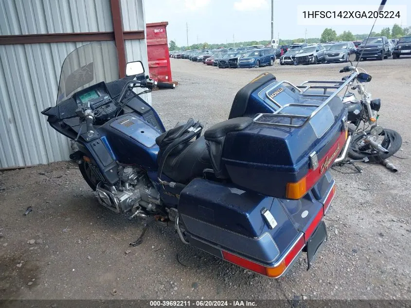 1986 Honda Gl1200 A VIN: 1HFSC142XGA205224 Lot: 39692211