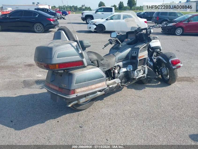 1988 Honda Gl1500 VIN: 1HFSC2203JA008846 Lot: 39869908