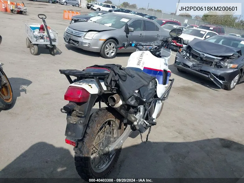 1989 Honda Xl600 V VIN: JH2PD0618KM200601 Lot: 40403308