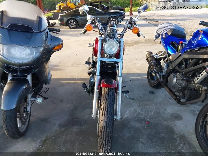 1993 Honda Vt1100 C VIN: 1HFSC1813PA703637 Lot: 40338313