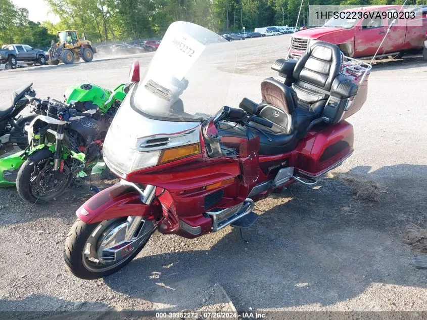 1997 Honda Gl1500 Se12 VIN: 1HFSC2236VA900203 Lot: 39952272