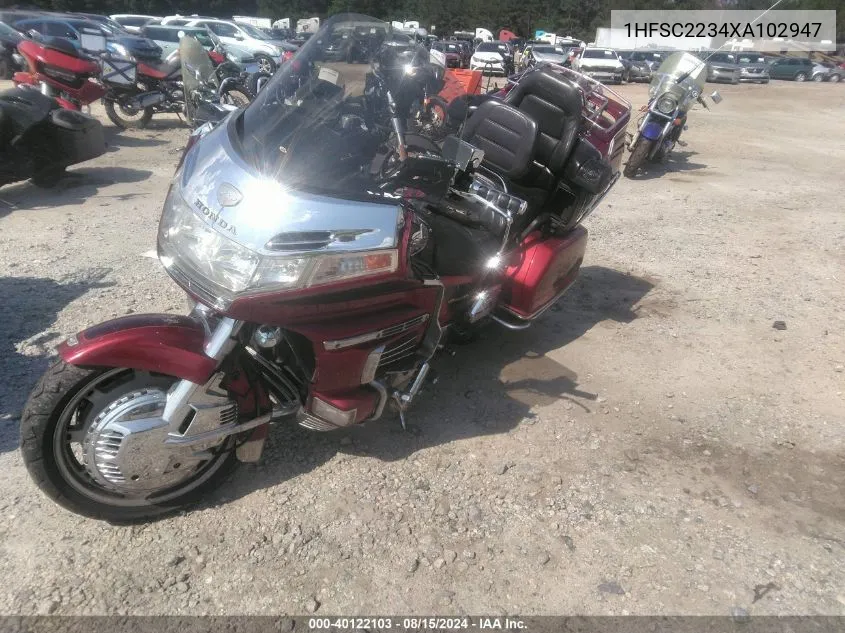 1HFSC2234XA102947 1999 Honda Gl1500 Se12