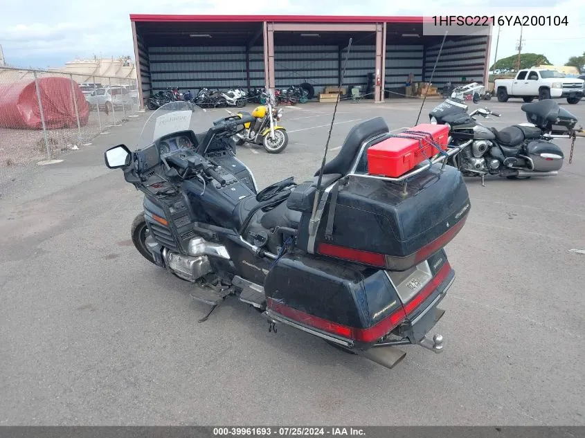 1HFSC2216YA200104 2000 Honda Gl1500 A