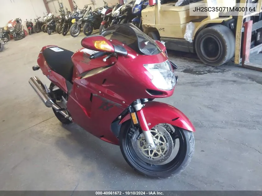 2001 Honda Cbr1100 Xx VIN: JH2SC35071M400164 Lot: 40561672