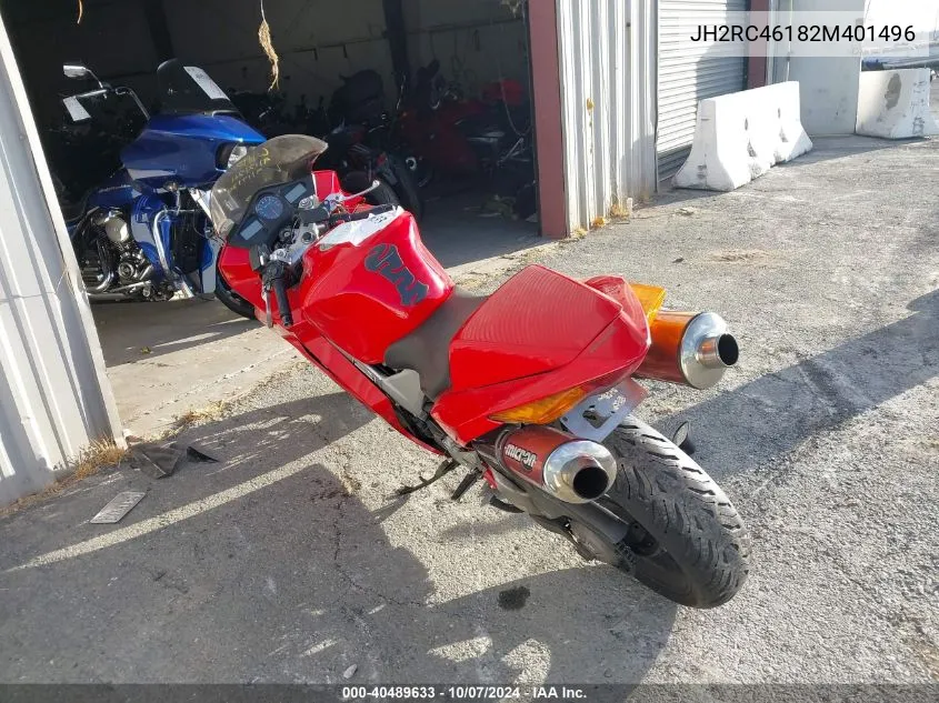 JH2RC46182M401496 2002 Honda Vfr800