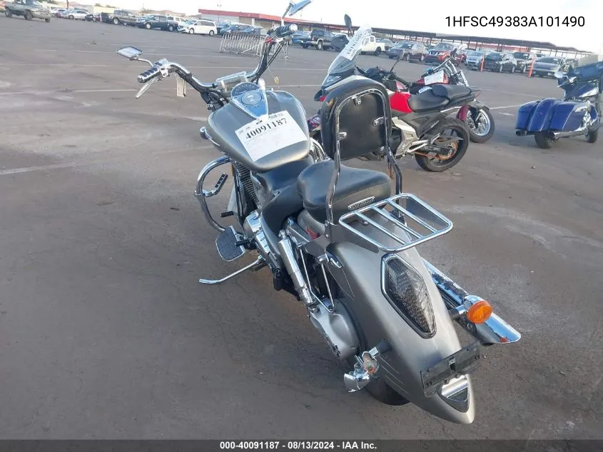 2003 Honda Vtx1800 S VIN: 1HFSC49383A101490 Lot: 40091187