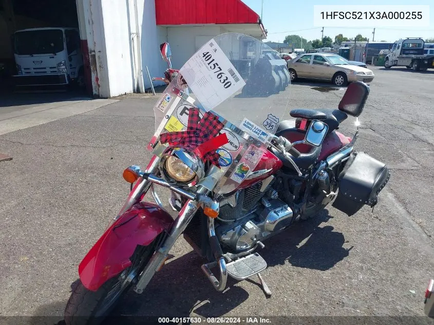 2003 Honda Vt1300 S VIN: 1HFSC521X3A000255 Lot: 40157630