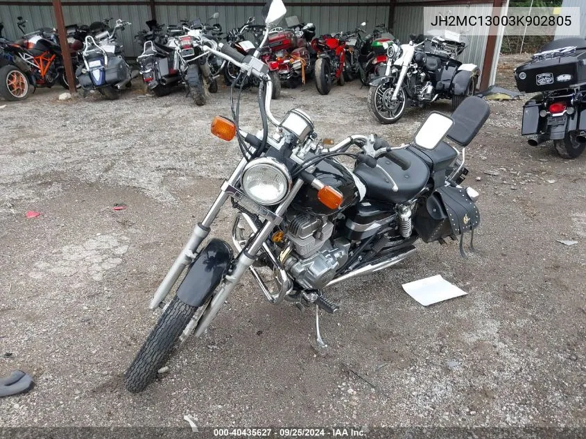 2003 Honda Cmx250 C VIN: JH2MC13003K902805 Lot: 40435627