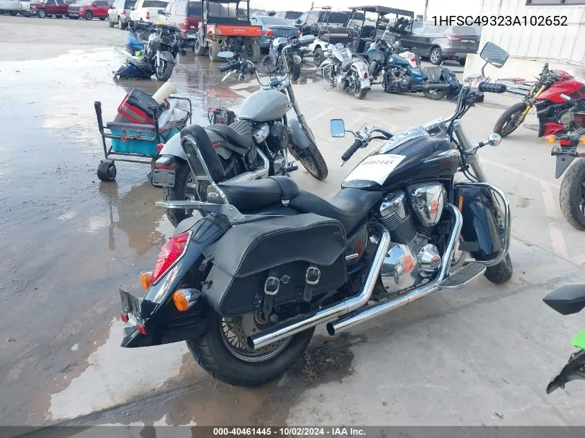 2003 Honda Vtx1800 S VIN: 1HFSC49323A102652 Lot: 40461445